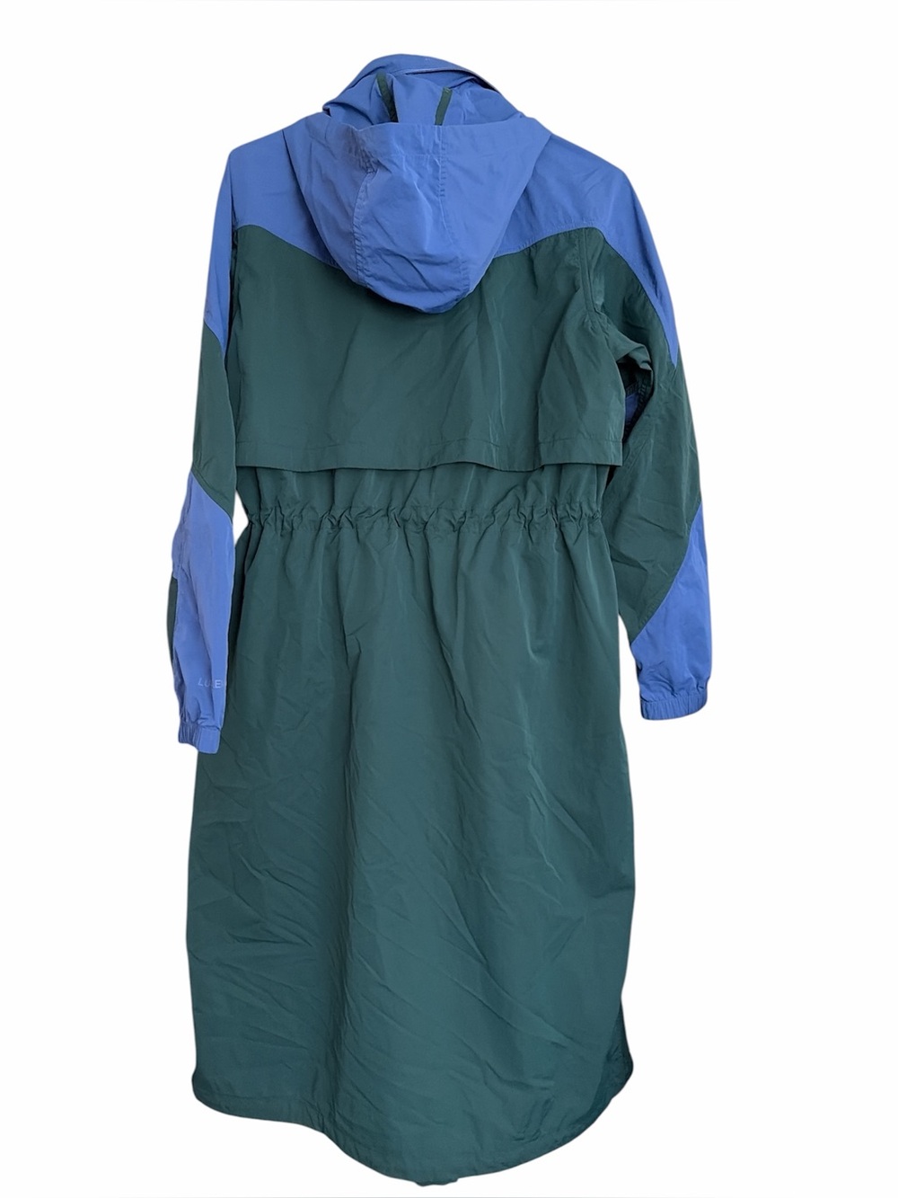 Lululemon Evergreen Full Zip Long Jacket Size 6 Green Jasper Wild Indigo Coat - Picture 5 of 10